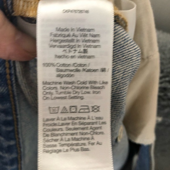 Madewell Low Slung Straight Jeans Women Size 32 Light Wash Casual Loose Classic - Picture 10 of 10